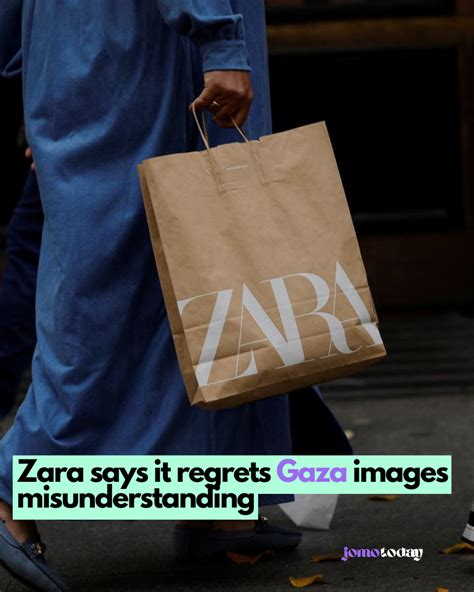 Zara says it regrets Gaza images misunderstanding.